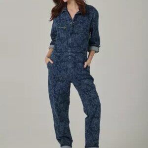 Lee Blue Denim Jumpsuit NWOT